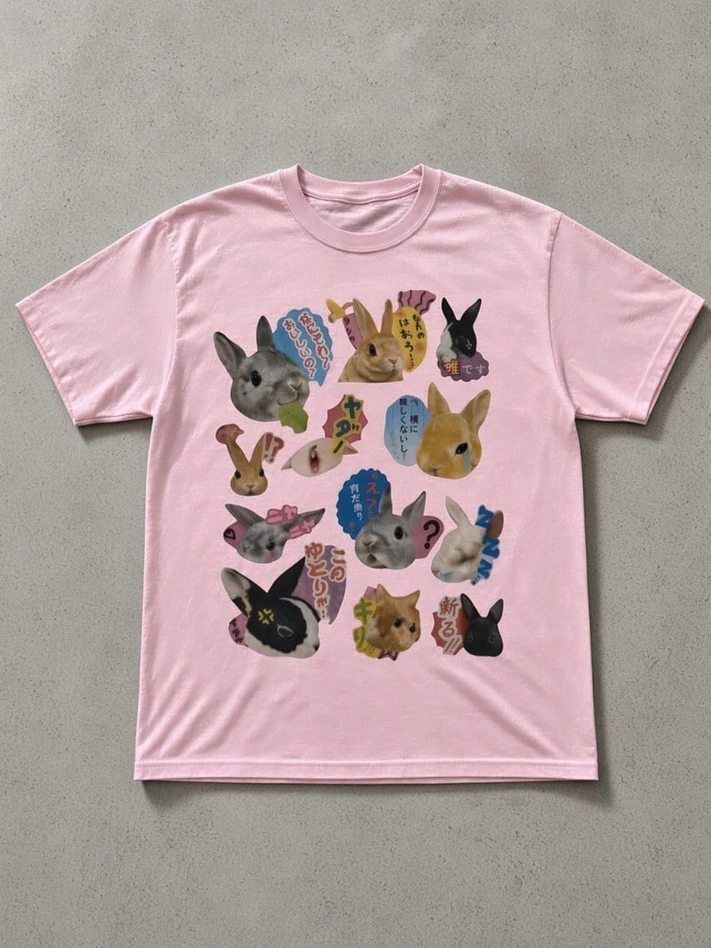 Gildan 5000 Heavy Cotton Pink Short Sleeve Graphic Tee